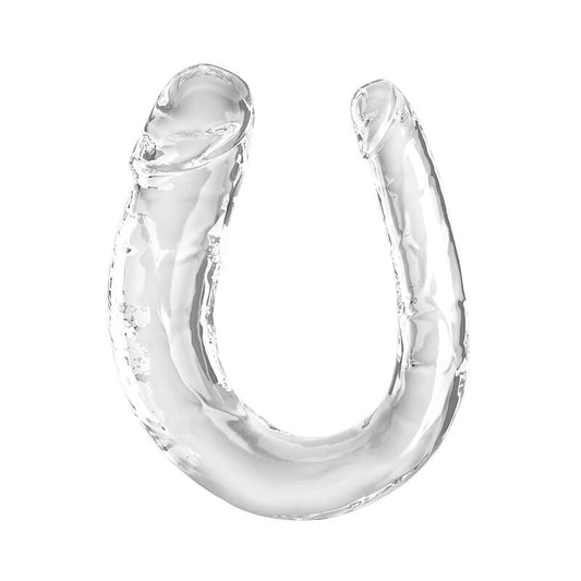 KING COCK - DOUBLE TROUBLE DOUBLE DILDO 33 CM CLEAR - My naughty haven #