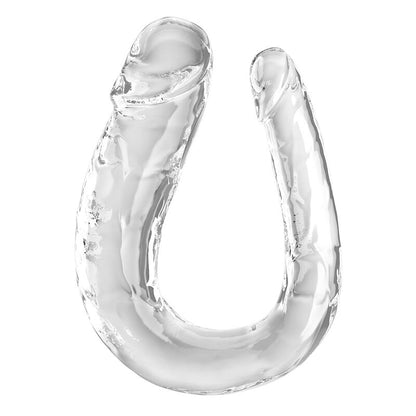 KING COCK - DOUBLE TROUBLE DOUBLE DILDO 44 CM CLEAR - My naughty haven #