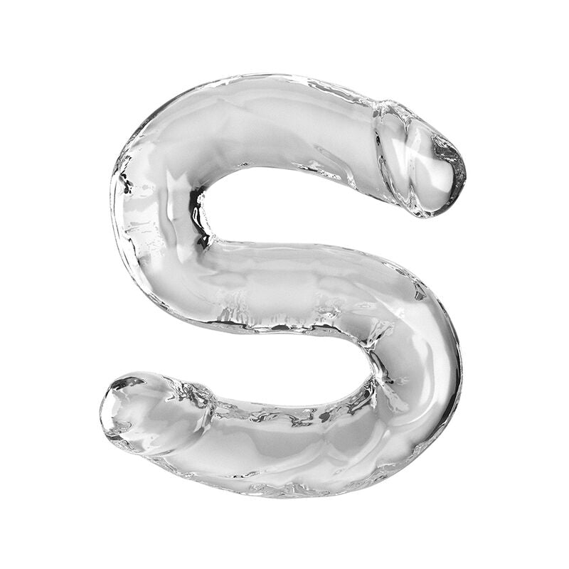 KING COCK - DOUBLE TROUBLE DOUBLE DILDO 46 CM CLEAR - My naughty haven #