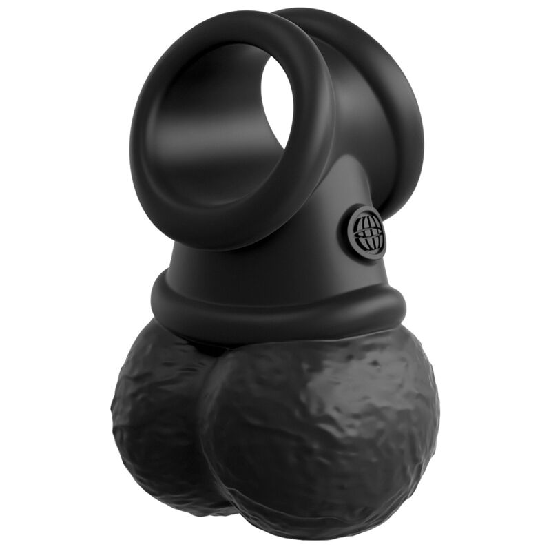 KING COCK - ELITE DELUXE ADJUSTABLE HARNESS KIT RING WITH TESTICLES & DILDO 20.3 CM - My naughty haven #