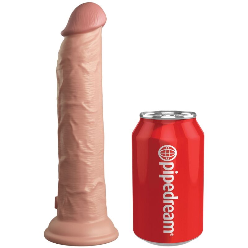 KING COCK - ELITE REALISTIC DILDO VIBRATOR & SILICONE REMOTE CONTROL 23 CM - My naughty haven #