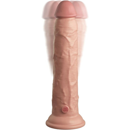 KING COCK - ELITE REALISTIC DILDO VIBRATOR & SILICONE REMOTE CONTROL 23 CM - My naughty haven #