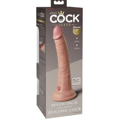 KING COCK - ELITE REALISTIC SILICONE DILDO 17.8 CM - My naughty haven #