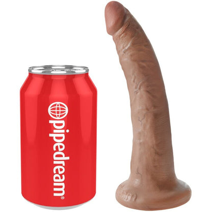 KING COCK - REALISTIC PENIS 17.5 CM CARAMEL - My naughty haven #