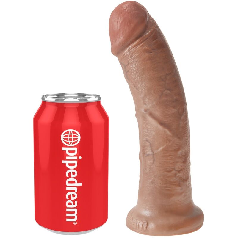 KING COCK - REALISTIC PENIS 19.5 CM CARAMEL - My naughty haven #
