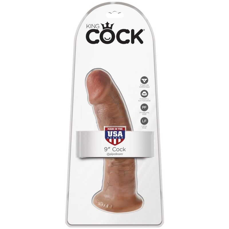 KING COCK - REALISTIC PENIS 21.7 CM CARAMEL - My naughty haven #