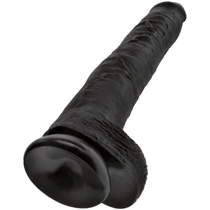 KING COCK - REALISTIC PENIS WITH BALLS 30.5 CM BLACK - My naughty haven #