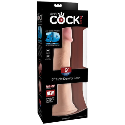 KING COCK - TRIPLE DENSITY DILDO 23 CM - My naughty haven #