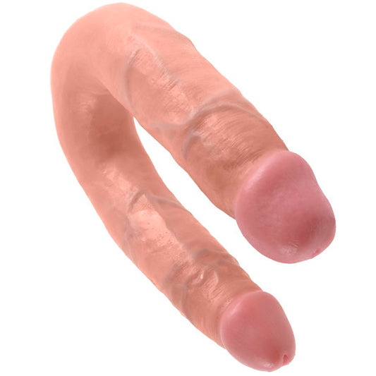 KING COCK - U-SHAPED MEDIUM DOUBLE TROUBLE FLESH 13.9 CM - My naughty haven #