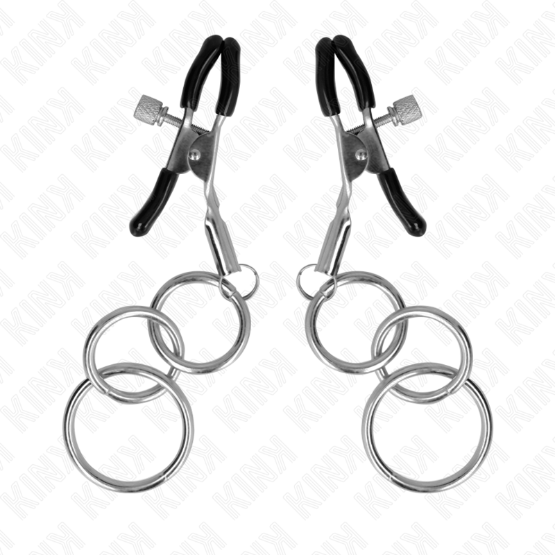 KINK - 3 O-RING NIPPLE CLAMP 6 CM - My naughty haven #