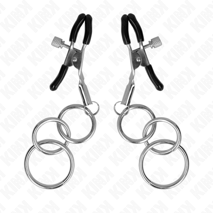 KINK - 3 O-RING NIPPLE CLAMP 6 CM - My naughty haven #