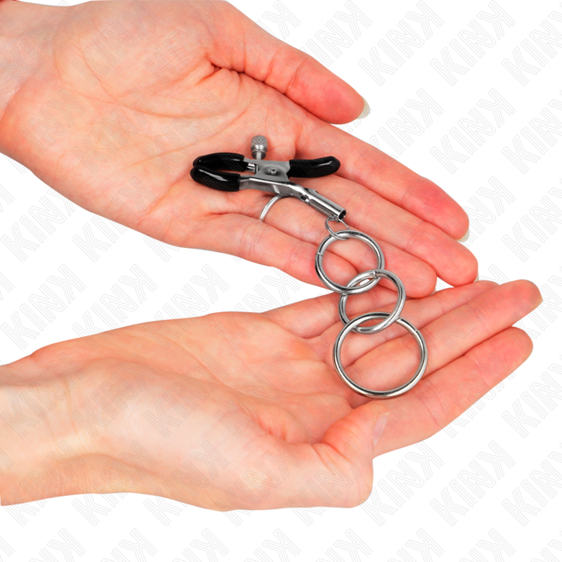 KINK - 3 O-RING NIPPLE CLAMP 6 CM - My naughty haven #