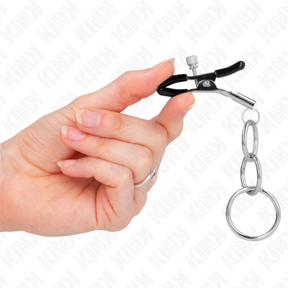 KINK - 3 O-RING NIPPLE CLAMP 6 CM - My naughty haven #