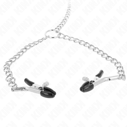KINK - 4 CHAIN NIPPLE CLAMPS 32 CM WITH LITTLE CHAINS 14 CM - My naughty haven #