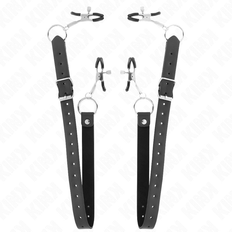 KINK - 4 CLIT CLAMPS ADJUSTABLE 34-48 CM - My naughty haven #