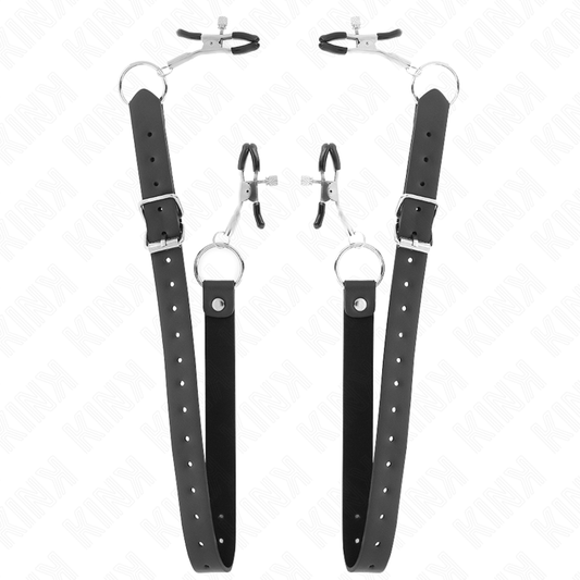 KINK - 4 CLIT CLAMPS ADJUSTABLE 34-48 CM - My naughty haven #