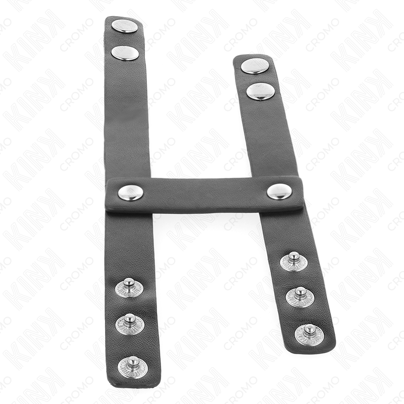 KINK - ADJUSTABLE DOUBLE LEATHER PENIS RING - My naughty haven #