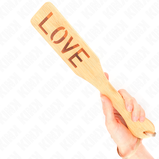 KINK - BAMBOO PALETTE WORD LOVE 32 X 5.5 CM - My naughty haven #