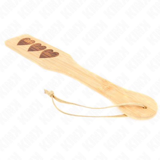 KINK - BAMBOO PALLET HEART DESIGN 32 X 5.5 CM - My naughty haven #
