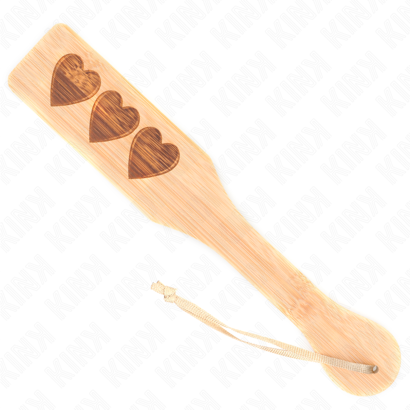 KINK - BAMBOO PALLET HEART DESIGN 32 X 5.5 CM - My naughty haven #