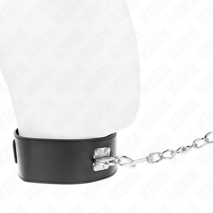 KINK - BASIC MODEL COLLAR WITH LEASH 65 CM MODEL 0 - My naughty haven #