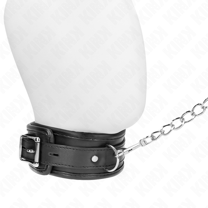 KINK - BASIC MODEL COLLAR WITH LEASH 65 CM MODEL 1 53 X 6 CM - My naughty haven #