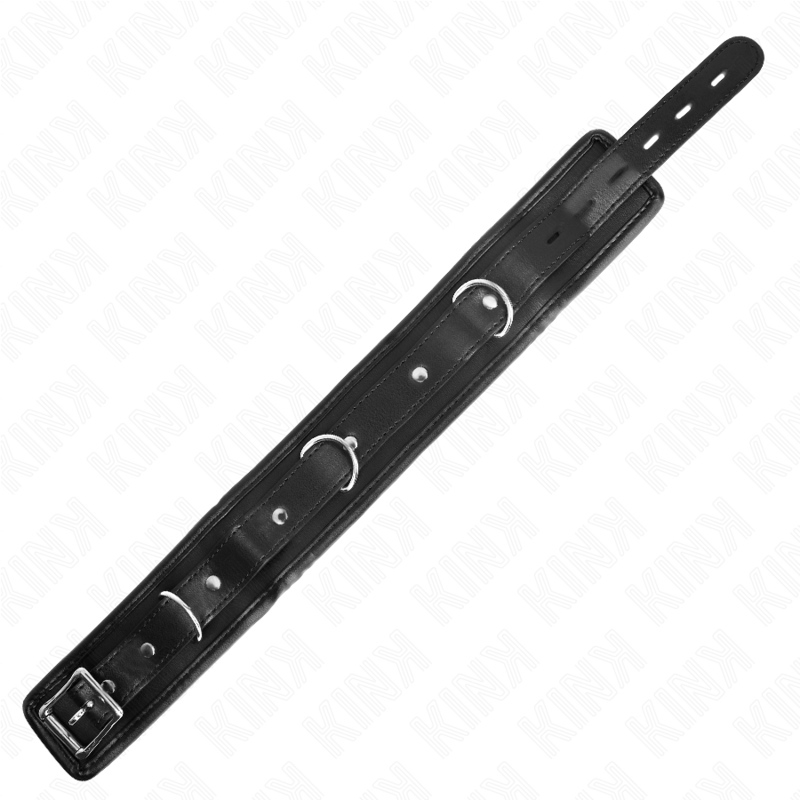 KINK - BASIC MODEL COLLAR WITH LEASH 65 CM MODEL 1 53 X 6 CM - My naughty haven #