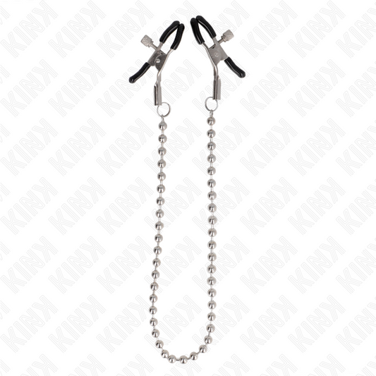 KINK - BEAD CHAIN NIPPLE CLAMPS 30 CM - My naughty haven #