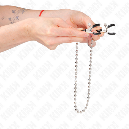 KINK - BEAD CHAIN NIPPLE CLAMPS 30 CM - My naughty haven #