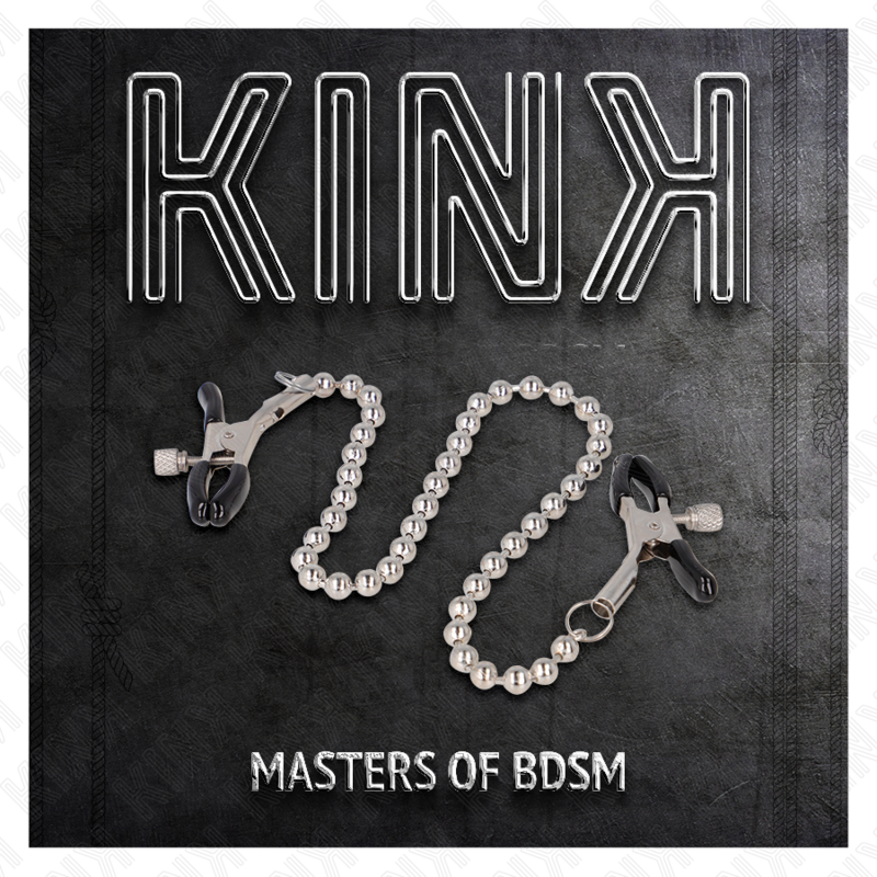 KINK - BEAD CHAIN NIPPLE CLAMPS 30 CM - My naughty haven #