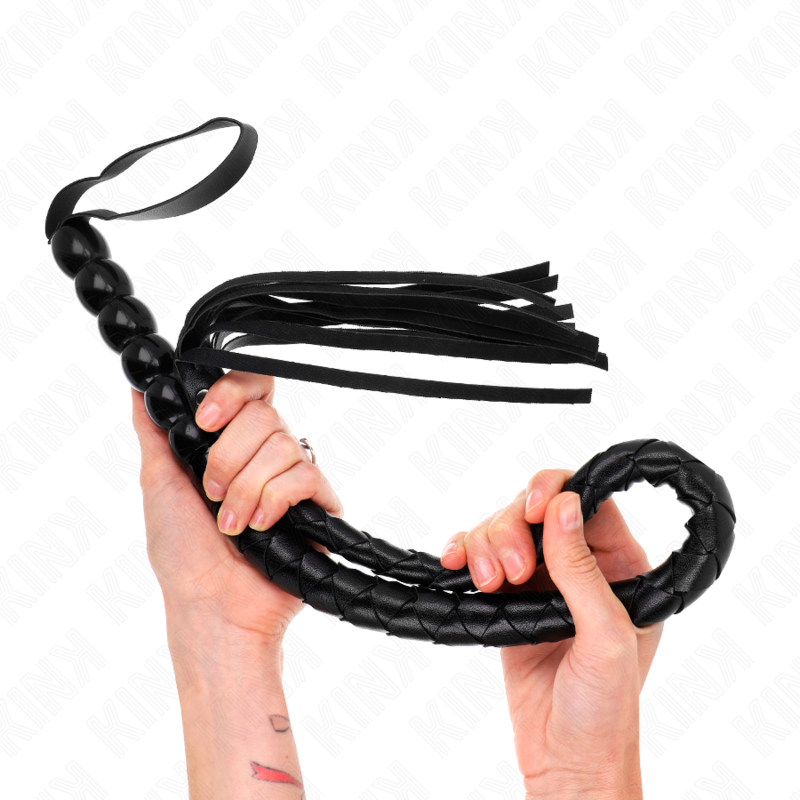 KINK - BEADED SNAKE WHIP 80 CM - My naughty haven #