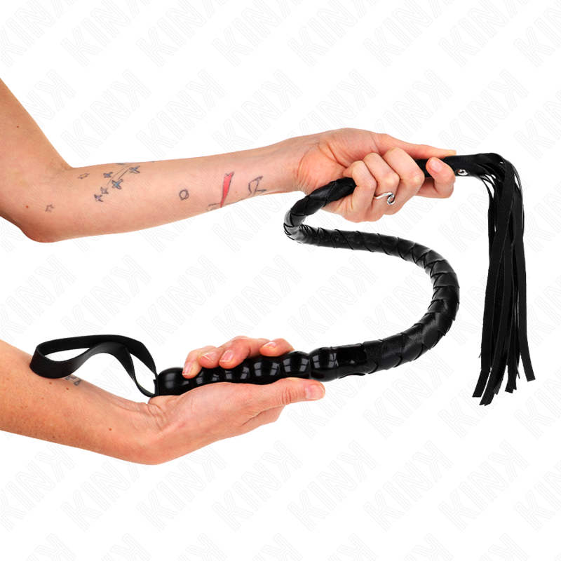 KINK - BEADED SNAKE WHIP 80 CM - My naughty haven #