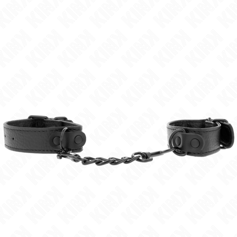 KINK - BEGINNER HAND CUFFS ADJUSTABLE 13-23 CM X 2.2 CM - My naughty haven #