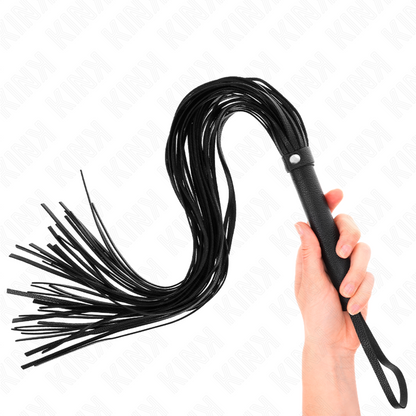 KINK - BLACK SOFT PVC WHIP 70 CM - My naughty haven #