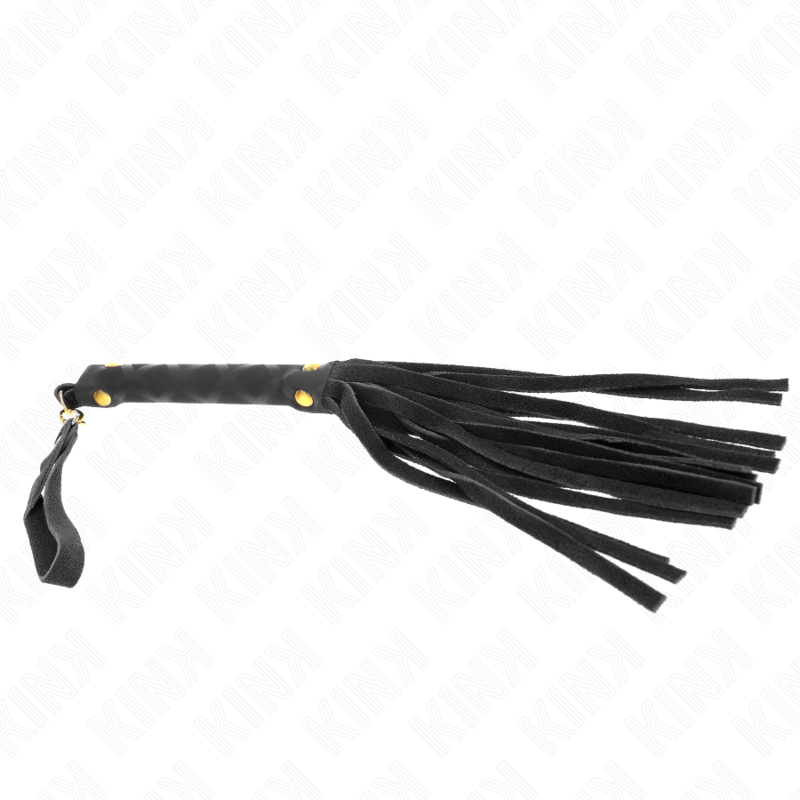 KINK - BLACK SUEDE MINI WHIP 30 CM - My naughty haven #