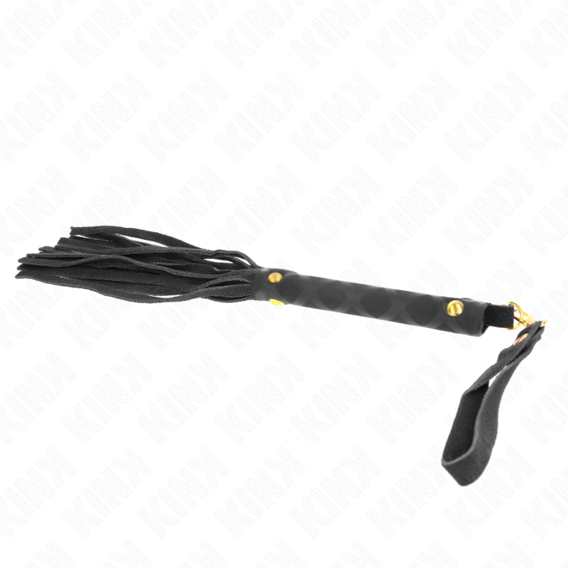 KINK - BLACK SUEDE MINI WHIP 30 CM - My naughty haven #