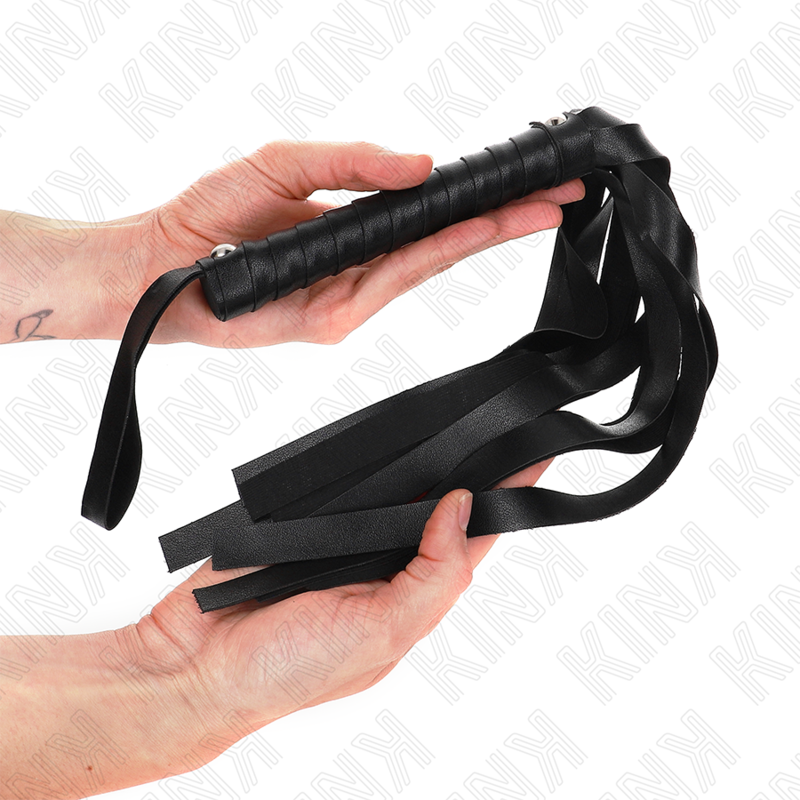 KINK - BLACK WIDE TAIL WHIP 48.5 CM - My naughty haven #