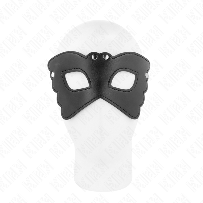 KINK - BUTTERFLY SHAPED LEATHERETTE MASK 20 x 9 CM - My naughty haven #