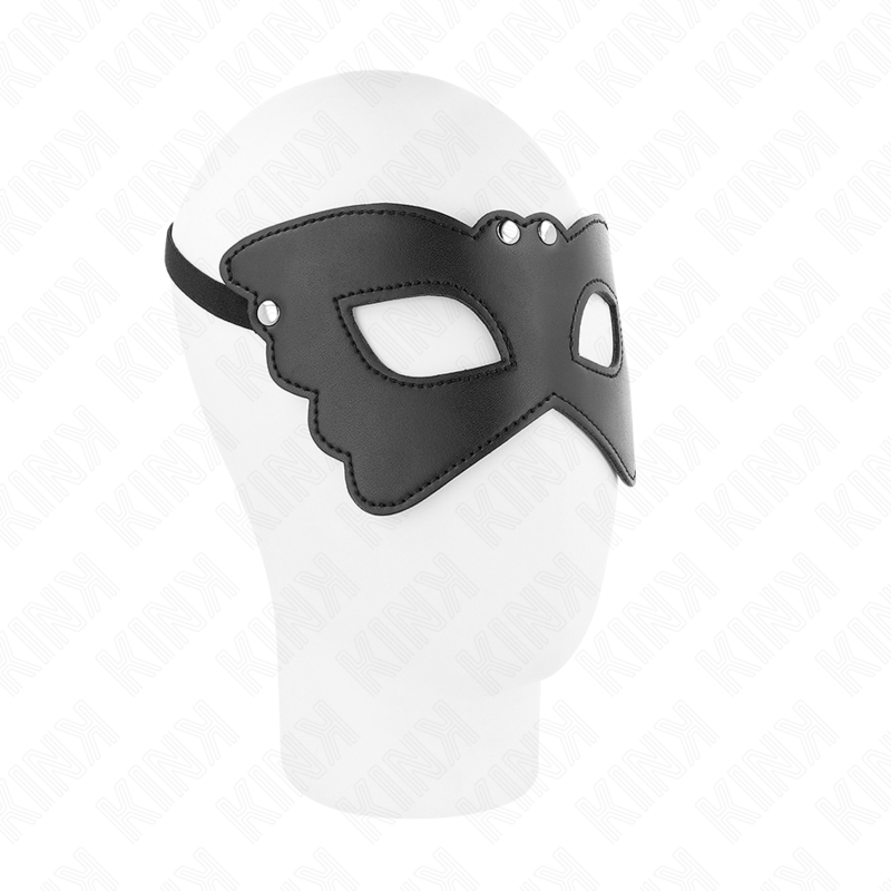 KINK - BUTTERFLY SHAPED LEATHERETTE MASK 20 x 9 CM - My naughty haven #