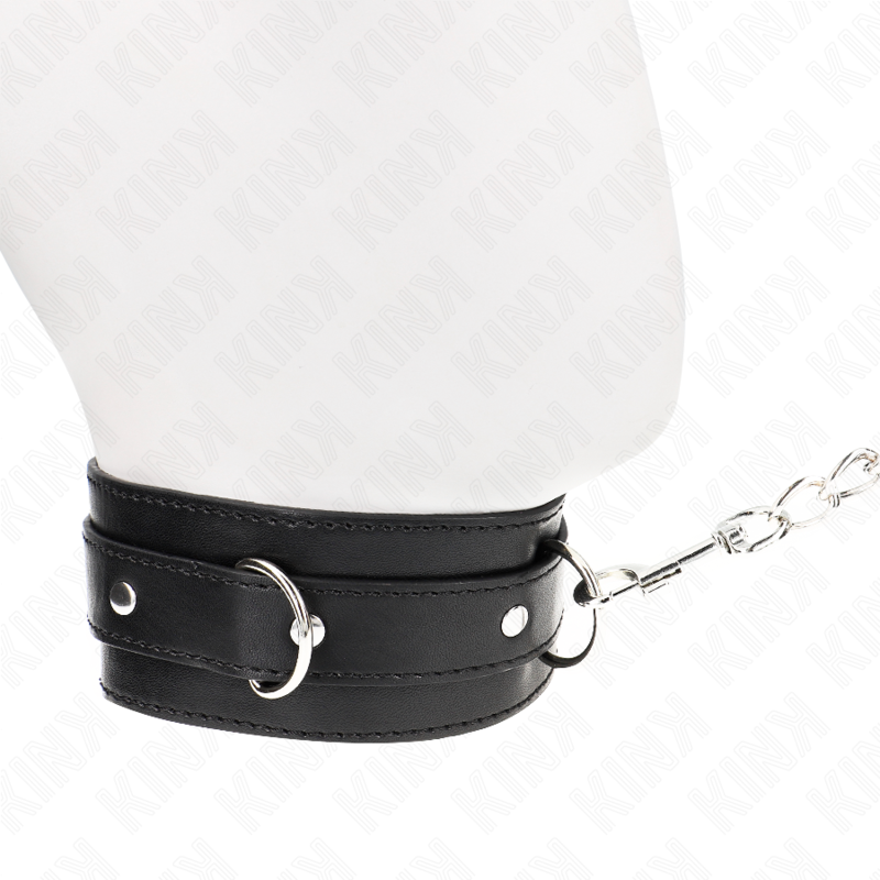 KINK - COLLAR WITH BELT 65 CM WITH STRAP BLACK 54 X 4.5 CM - My naughty haven #
