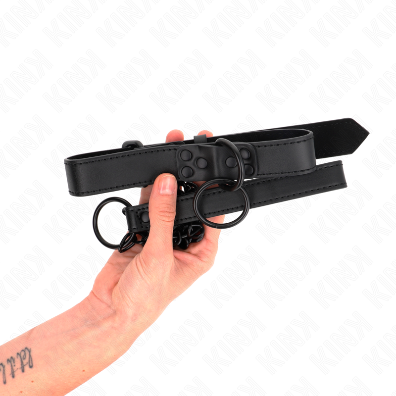 KINK - НАШИЙНИК С ТЪМЕН КАИШ 65 СМ РЕГУЛИРУЕМ 37-54 СМ X 3 СМ