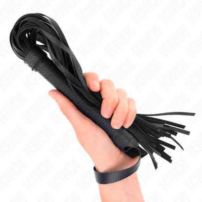 KINK - DARK BLUE BEAD WHIP 43.5 CM - My naughty haven #