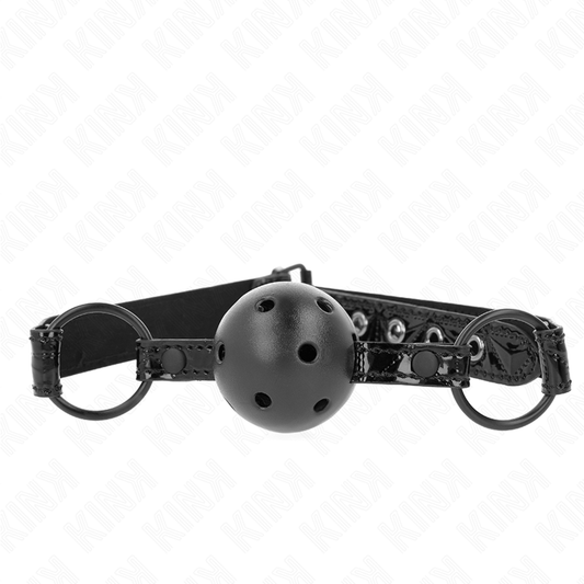 KINK - DIAMOND PATTERN BALL 4.5 CM GAG MODEL 3 64.5 CM ADJUSTABLE 42-60 CM - My naughty haven #