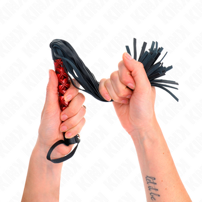 KINK - DIAMOND PATTERN WHIP 40 CM - My naughty haven #