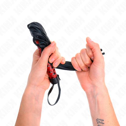 KINK - DIAMOND PATTERN WHIP 40 CM - My naughty haven #
