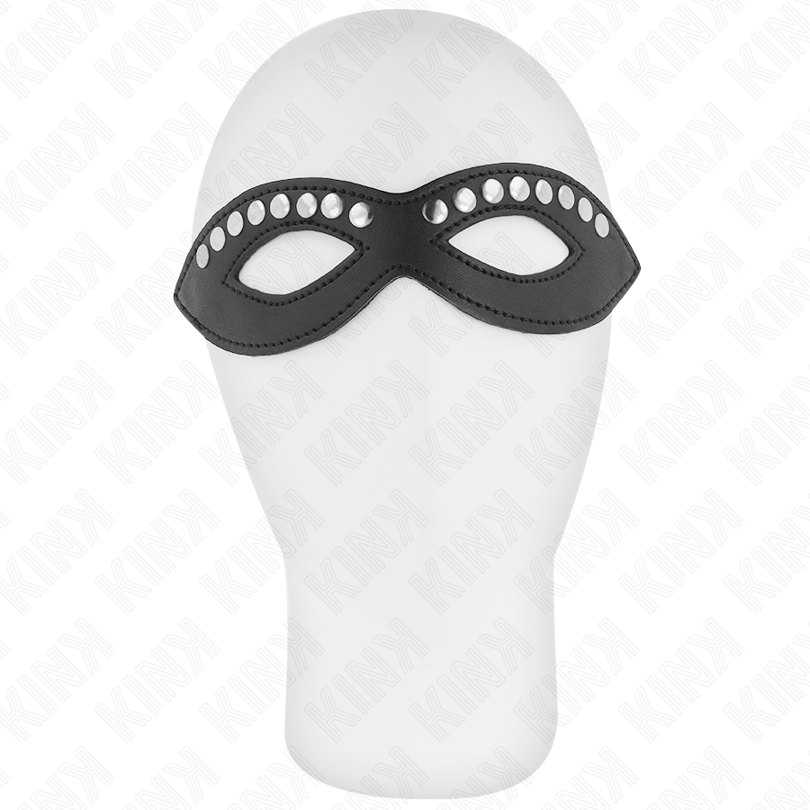 KINK - EYE MASK WITH MINI RIVETS MODEL 1 20.5 x 5.5 CM - My naughty haven #