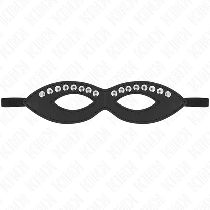 KINK - EYE MASK WITH MINI RIVETS MODEL 1 20.5 x 5.5 CM - My naughty haven #