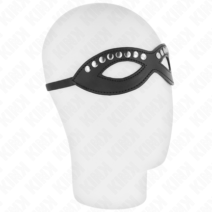 KINK - EYE MASK WITH MINI RIVETS MODEL 1 20.5 x 5.5 CM - My naughty haven #