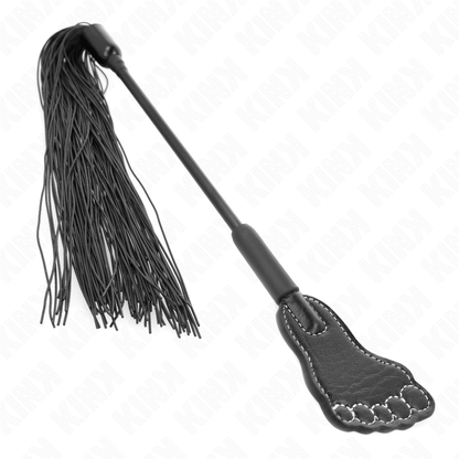 KINK - FOOT SHAPED PADDLE WITH TASSEL WHIP 31 CM - My naughty haven #