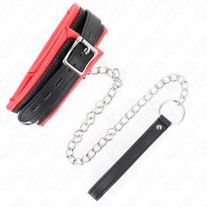 KINK - HEAVY NECKLACE WITH BELT 65 CM MODEL 3 ADJUSTABLE 36.5-50 CM - My naughty haven #